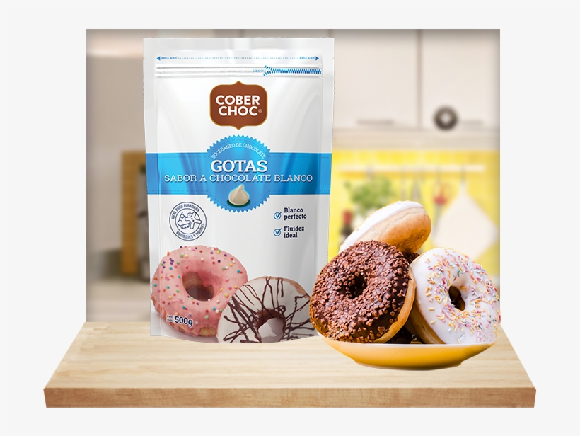 Gotas Blancas - Doughnut, transparent png download