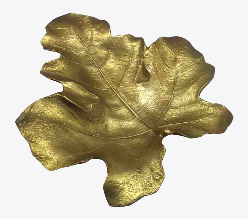 Virginia Metalcrafters Fig Leaf Solid Brass Oskar Hansen - Maple Leaf, transparent png download