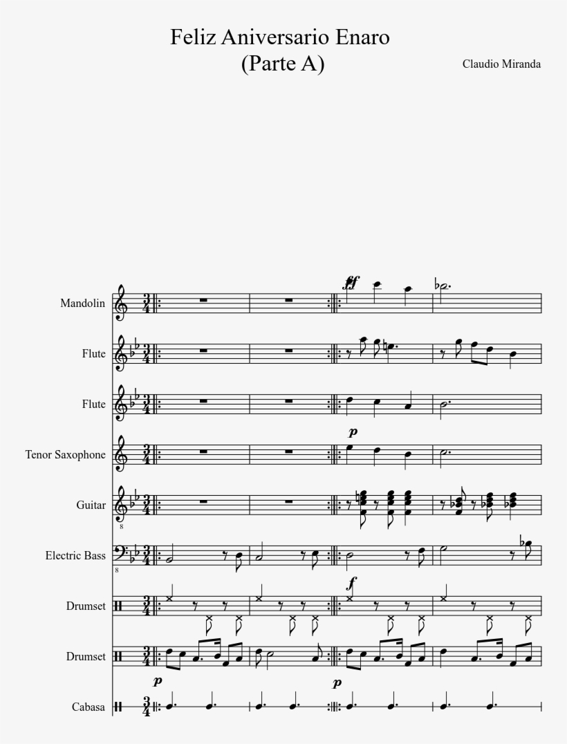 Print - Dragon Quest Iii Sheet Music, transparent png download