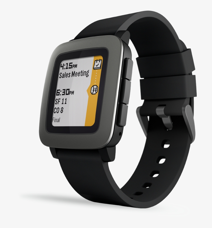 Smart Watch Pebble, transparent png download