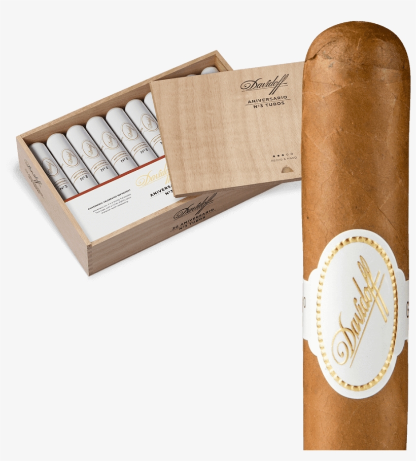 Davidoff Aniversario Series No 3 Tubo Cigar Box - Wood, transparent png download