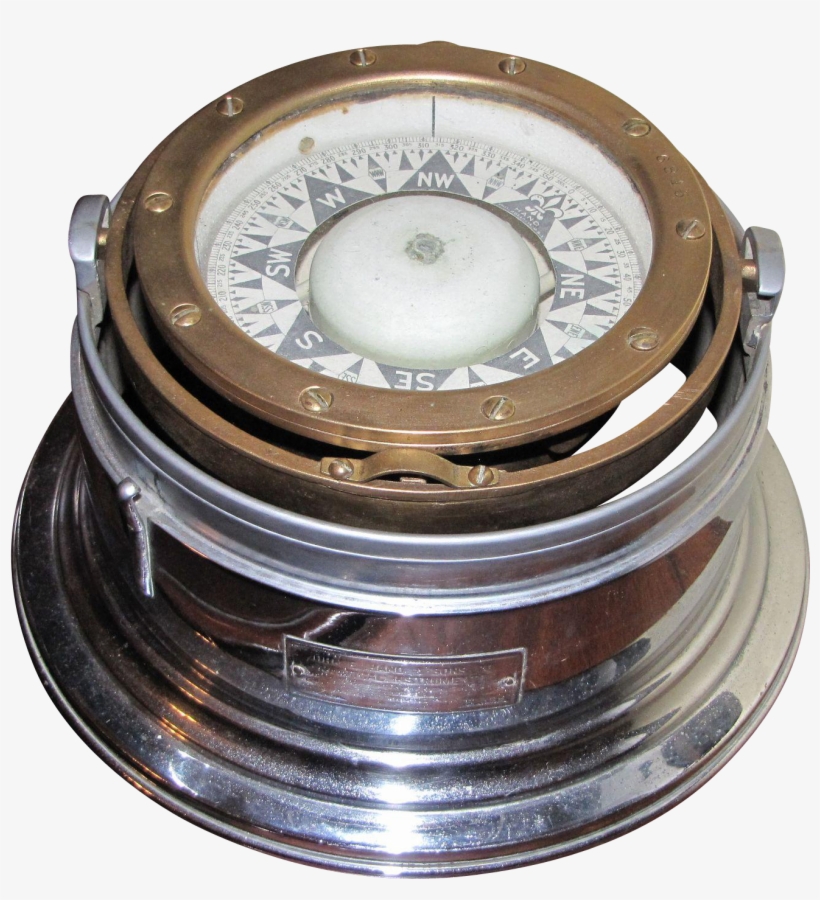 John Hand Nautical Compass From Delton Garths Antiques - Circle, transparent png download