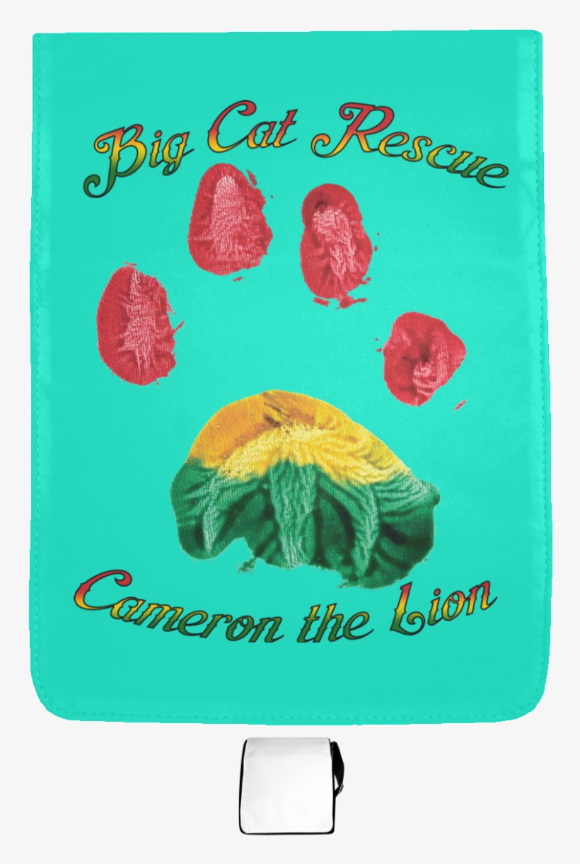 Cameron Lion Paw Print Sb210 Medium Shoulder Bag - Illustration, transparent png download