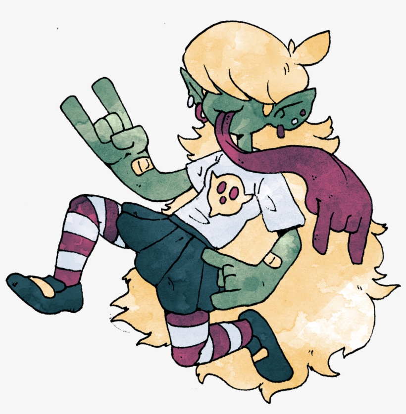 @tisyubana 's Super Cool Ghost Girl “filth” - Cartoon, transparent png download