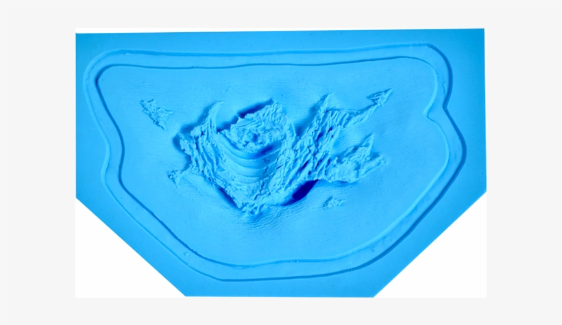 Prosthetic Transfer Material Zombie Molds, Neck Gash - Blue Whale, transparent png download