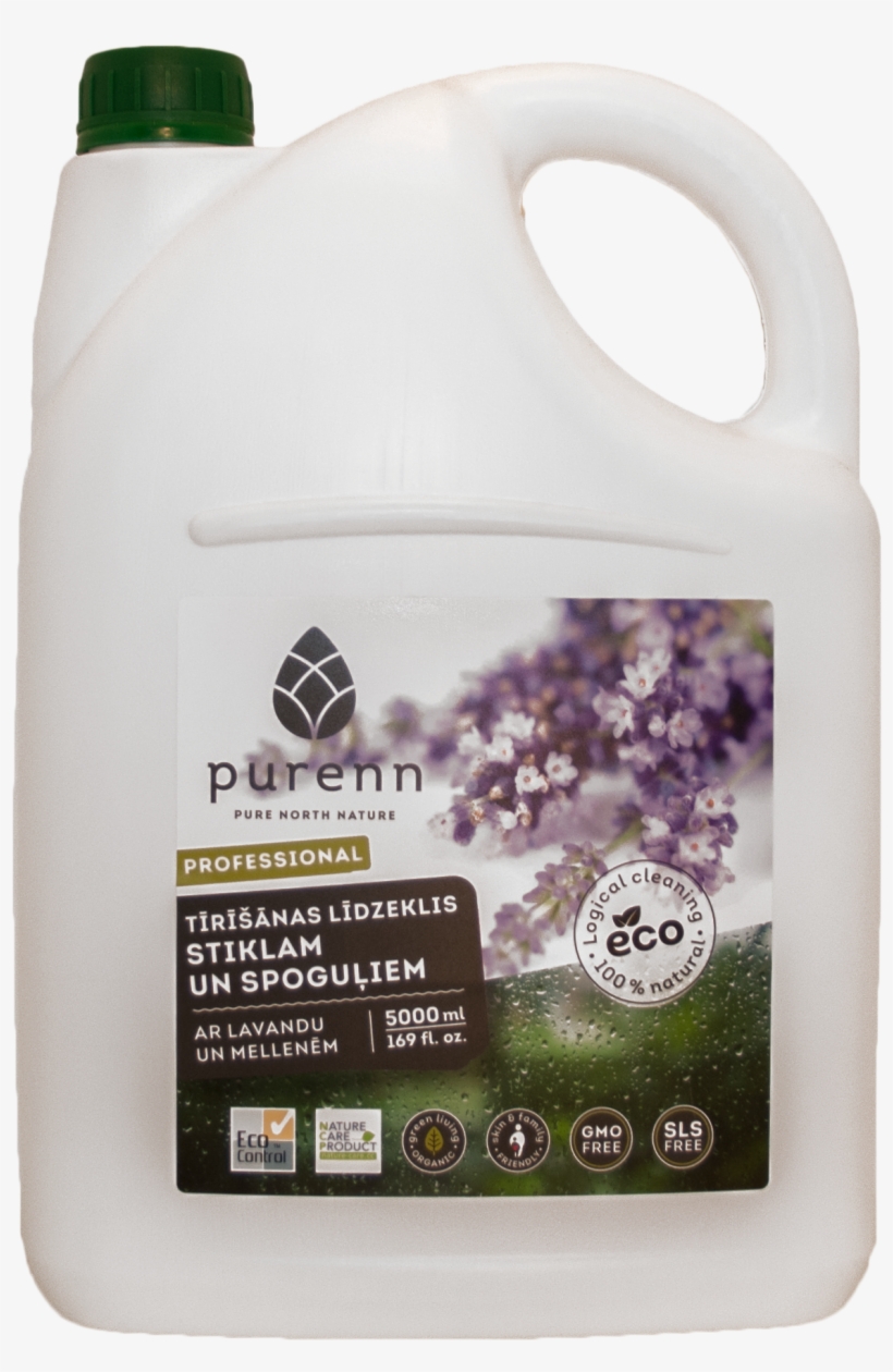 Purenn Glass And Window Cleaner With Lavender And Bilberry - Gardening, transparent png download