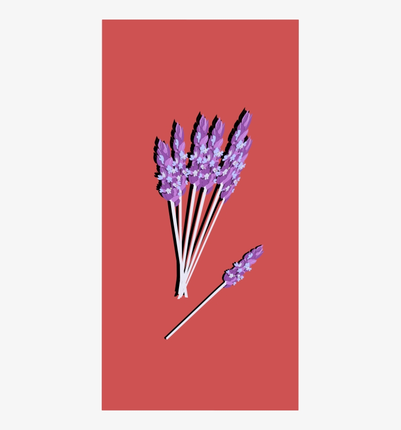 Clipart - Lavender03 - Tulip, transparent png download