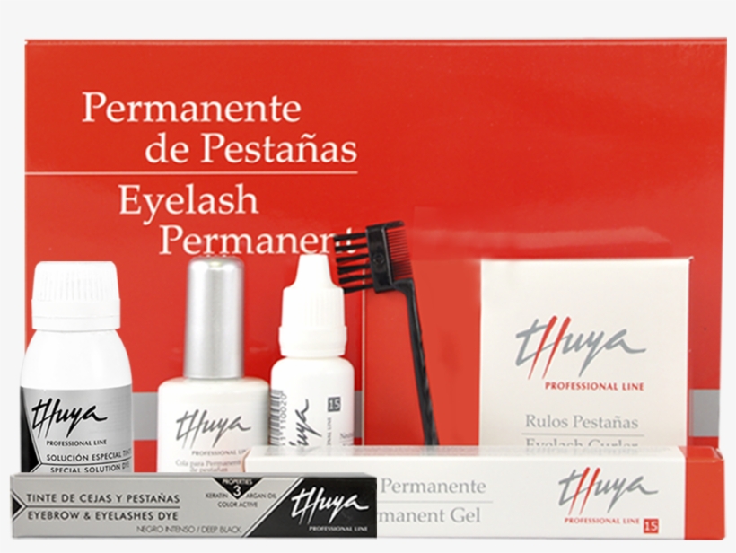 Combo Permanente Y Tinte De Pestañas Thuya - Thuya, transparent png download