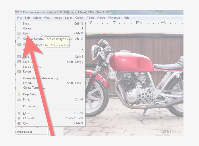 Image Titled Remove The Background Using A Layer Mask - Yamaha Xs400, transparent png download