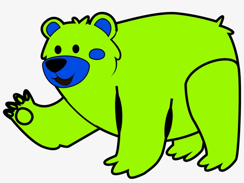 Bear Pictures For Coloring, transparent png download