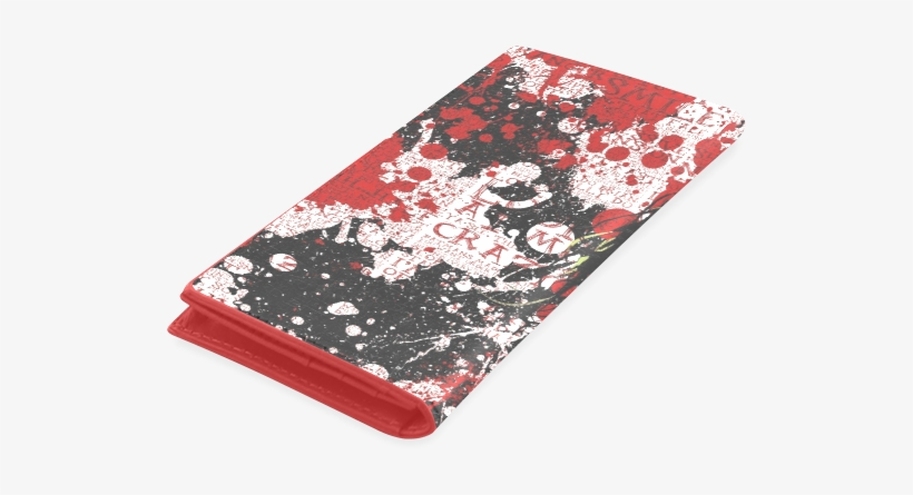 Leather Designer Cash Wallet With Joker Face Print - Iphone, transparent png download