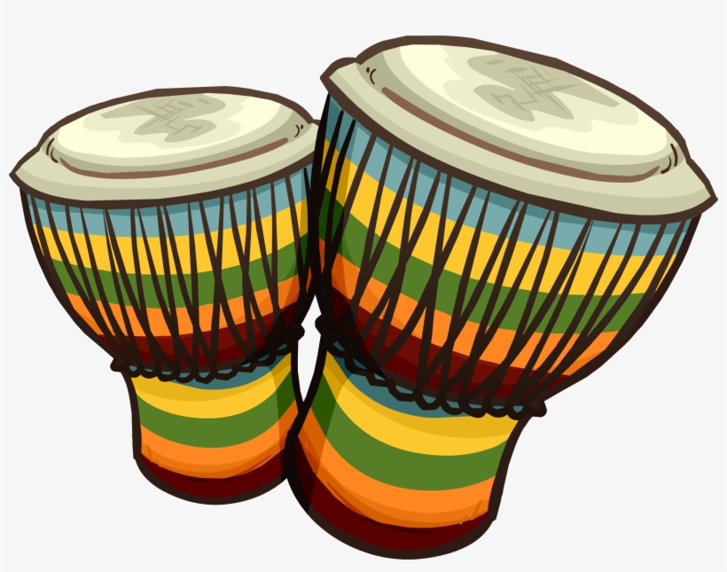 Conga Club Penguin Wiki Fandom Powered By - Djembe Clip Art, transparent png download