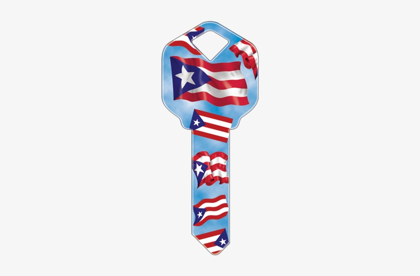 Happy Keys- Puerto Rican Flag Key - Flag, transparent png download
