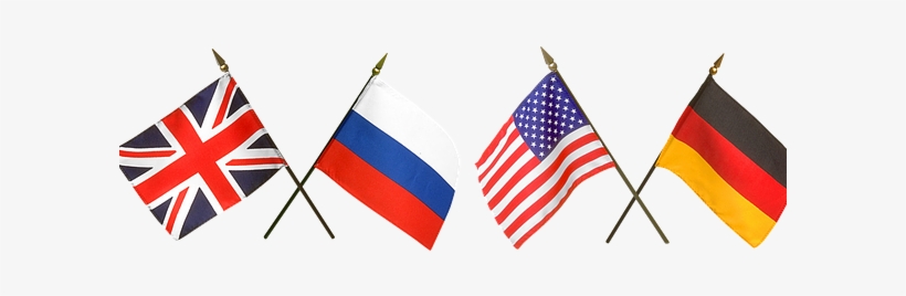 Russian Foreign Minister Believes Donald Trump Will - American And Canadian Flags, transparent png download