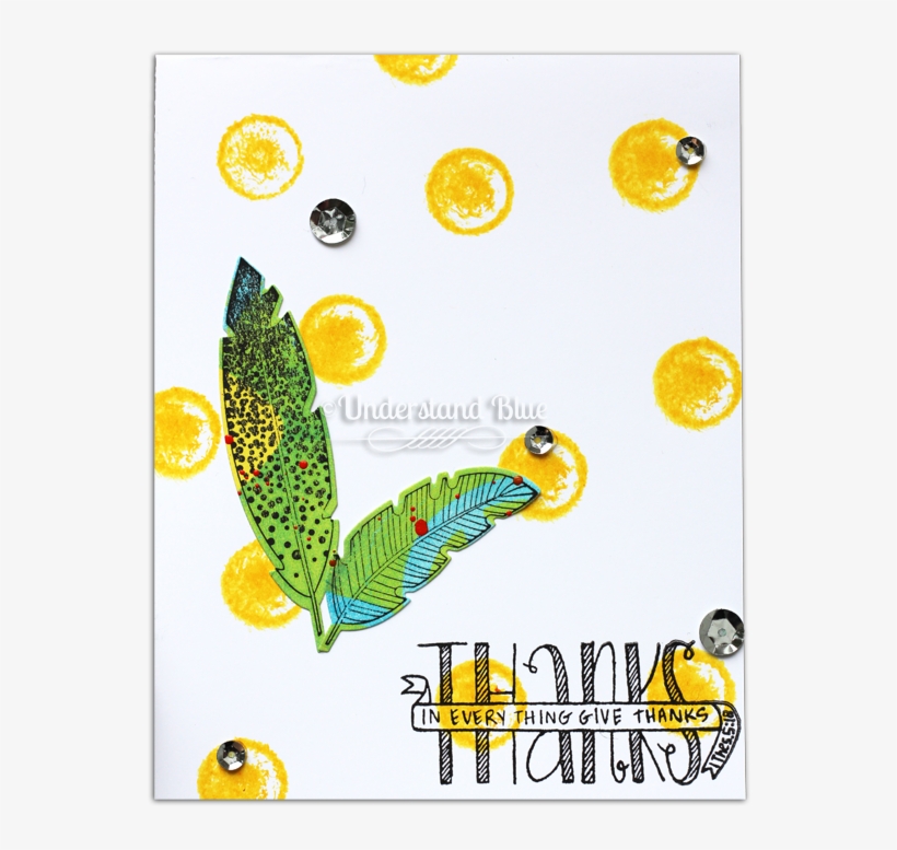 I Made Circles In The Background With A Sponge Dauber - Cardmaking, transparent png download