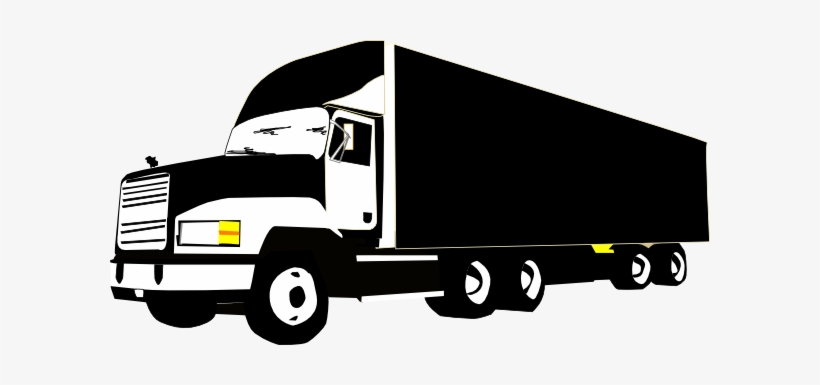 Semi Mack Clip Art At Clker Com - Caminhão Png, transparent png download