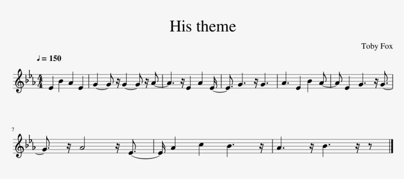 His Theme For Tenor Saxaphone - Peter And The Wolf Violin Peters Theme, transparent png download