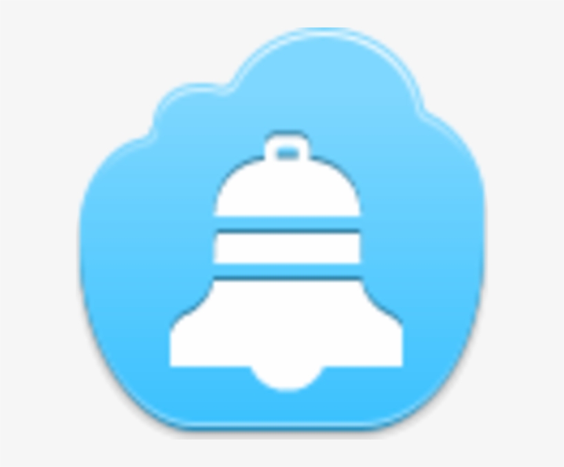 Free Blue Cloud Christmas Bell, transparent png download