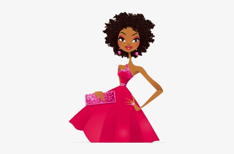 The Social Chix Collective - Free Black Girl Illustration, transparent png download