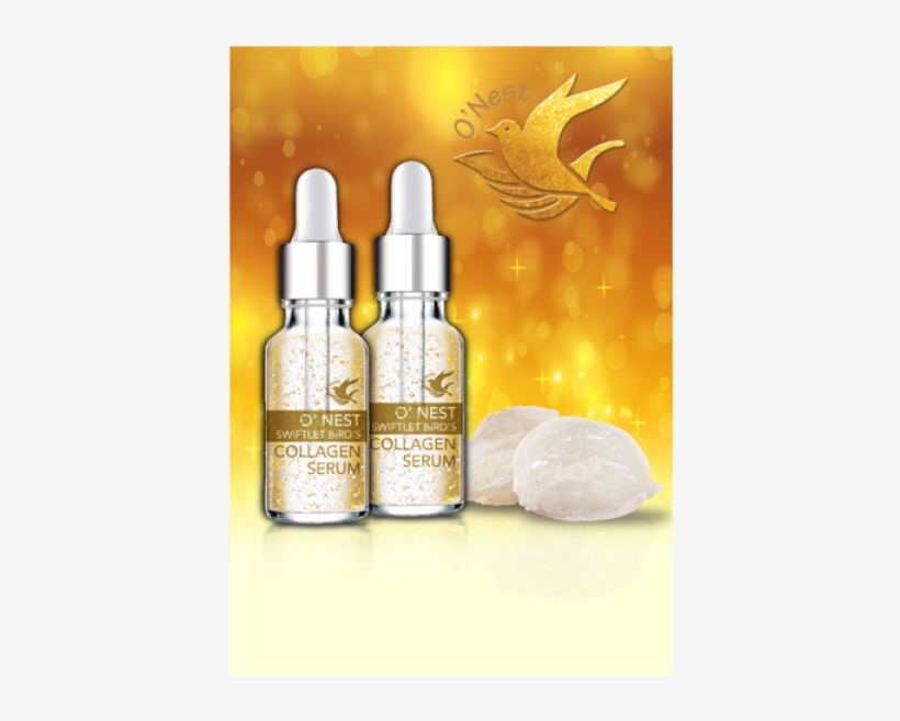 O'nest Swiftlet Bird's Nest Collagen Serum - Bird Nest Swiftlet Product, transparent png download