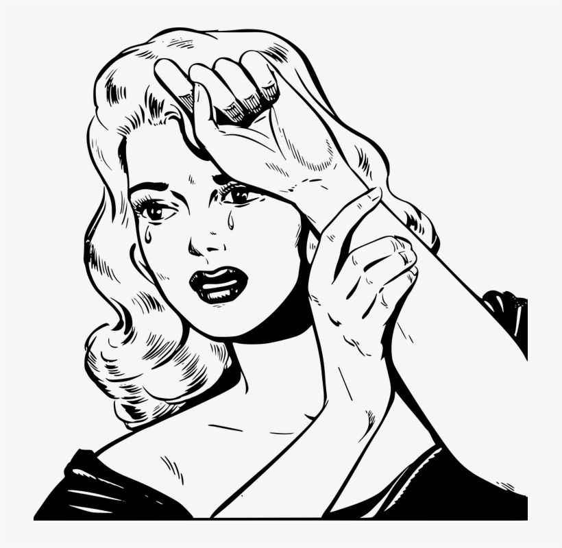 Png Crying Girl Transparent Crying Girl Images - Woman Cry Png, transparent png download