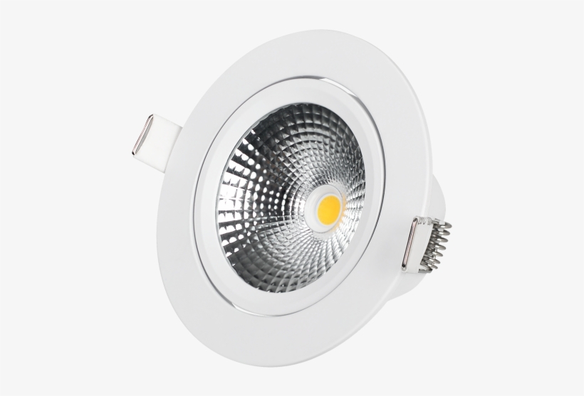 Spot Dimmable 7w 450lm 2700k White - Light, transparent png download