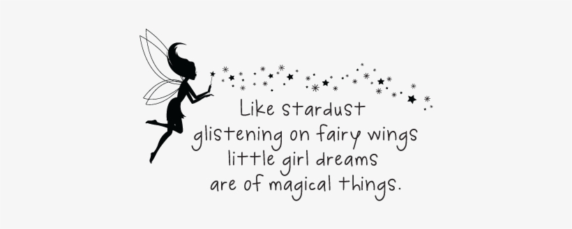 Little Girl Dreams Stardust Wall Decal - Quotes For Girls Png, transparent png download