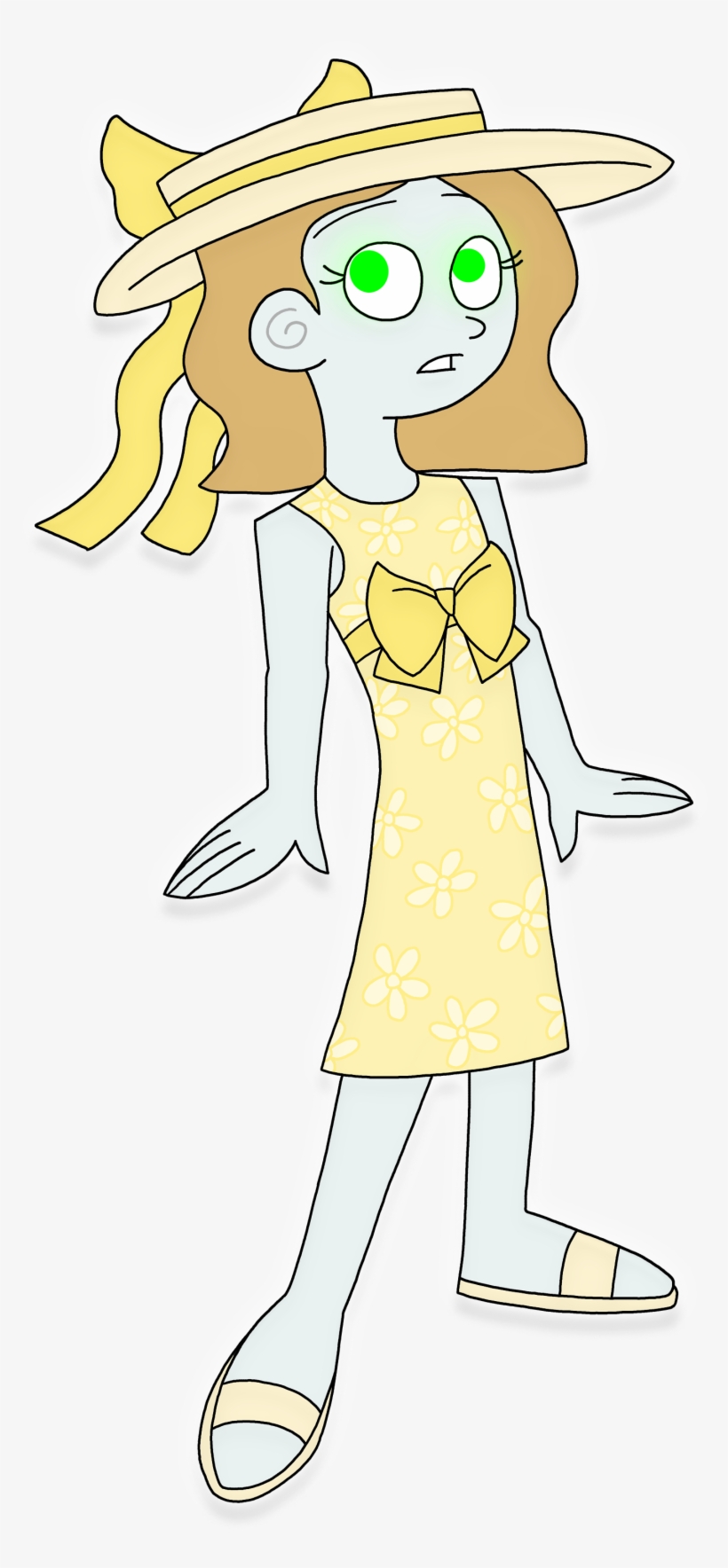 Little Ghost Girl - Cartoon, transparent png download