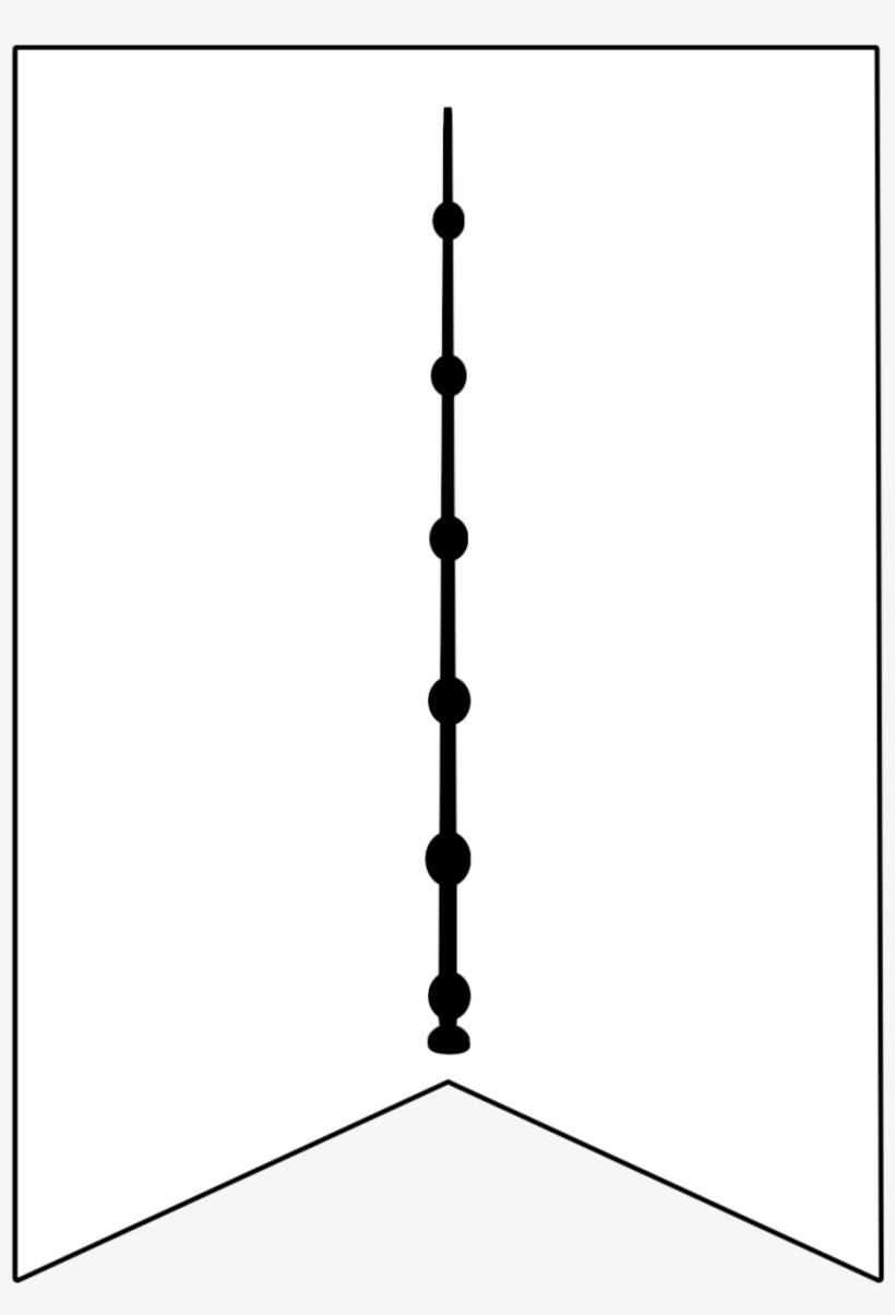 Deathly Hallows Harry Potter Banner Flag - Paper, transparent png download