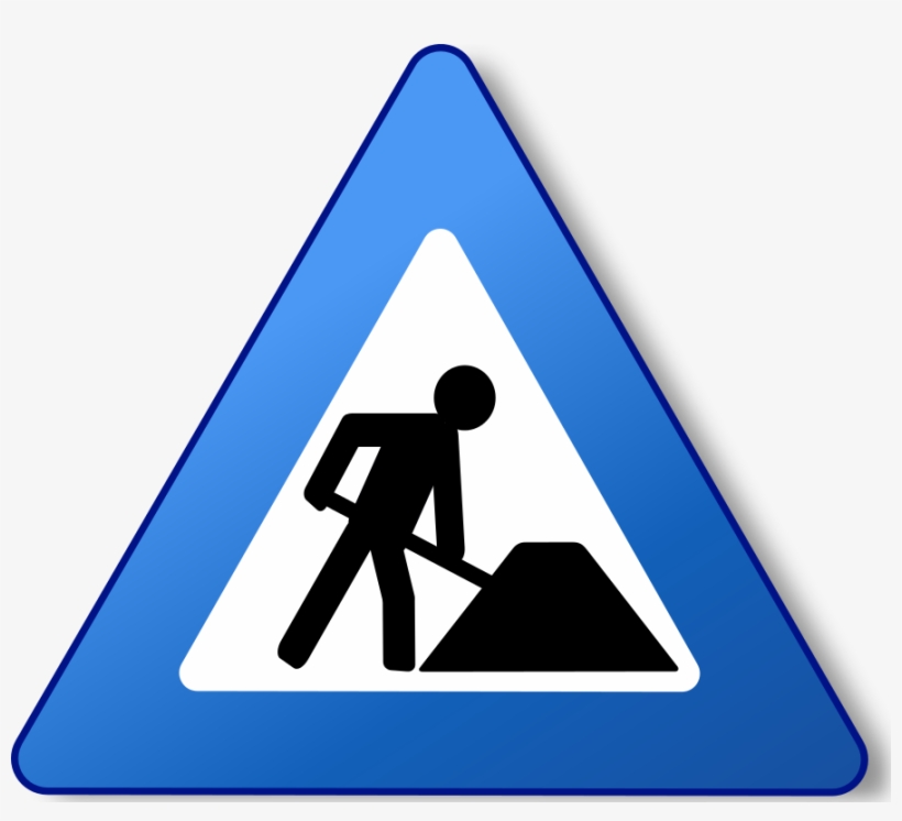 Ambox Warning Blue Construction - Under Construction Icon, transparent png download