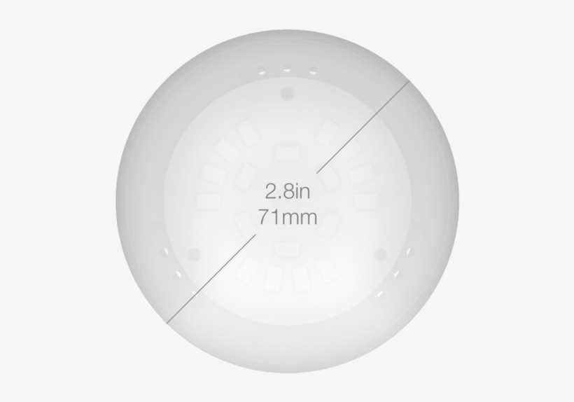 Dimensions A19 Top - Light Bulb Top Png, transparent png download