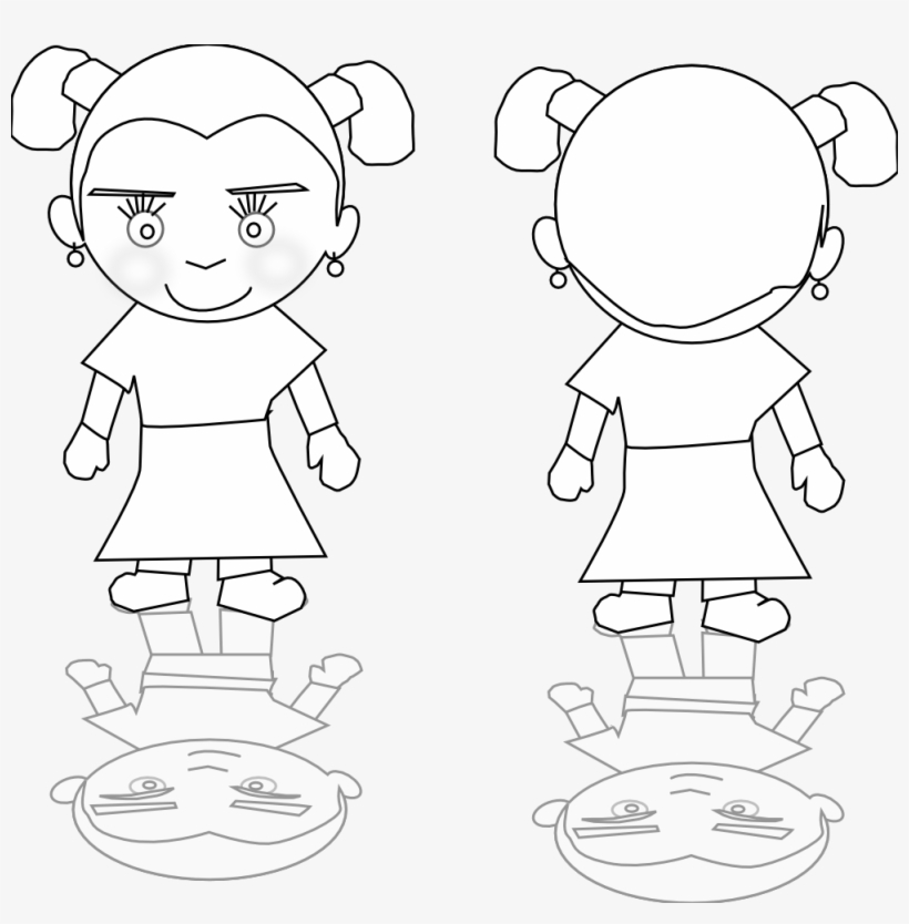 Black Girl Png Black White Line Art 999px 183 - Portable Network Graphics, transparent png download
