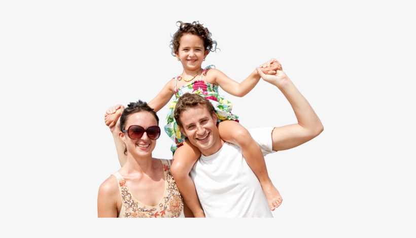 High Desert Help - Family On Beach Png, transparent png download