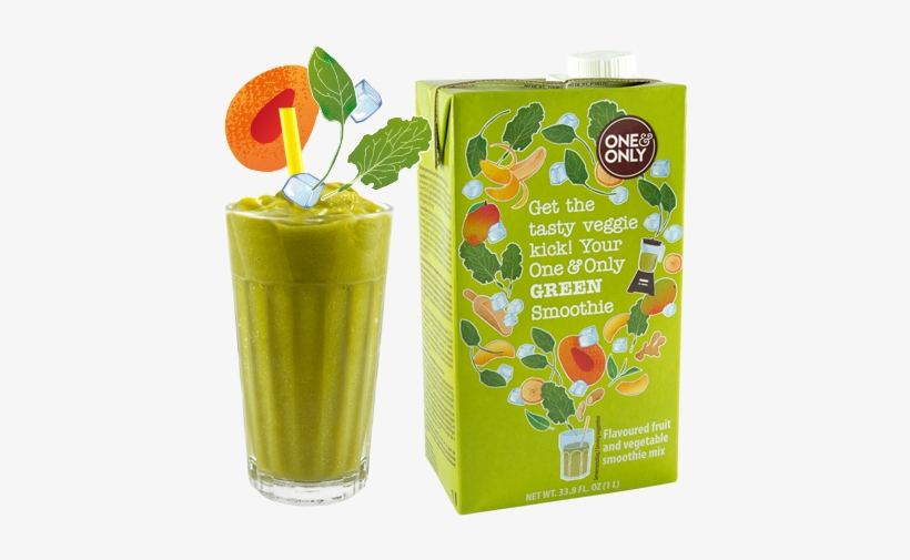 One&only Green Smoothie - Market Grounds One & Only Smoothie Green 8 X 1l, transparent png download