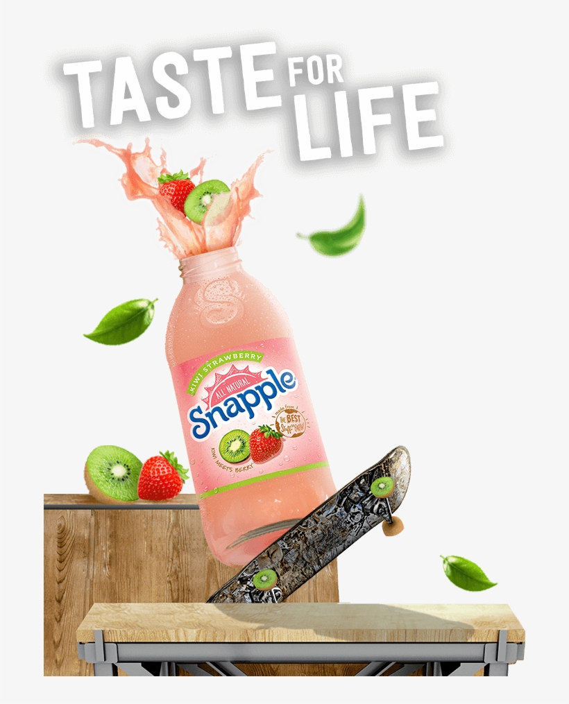 Hero Taste M - Snapple Kiwi Strawberry Juice, transparent png download