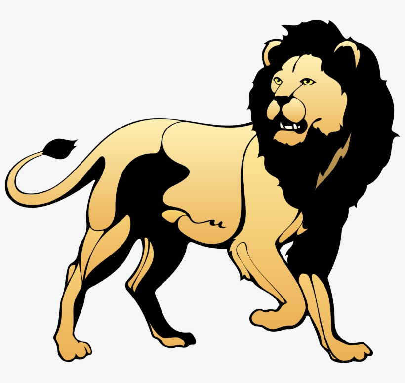 Lion Png Clipart - Vector Image Of Lion, transparent png download