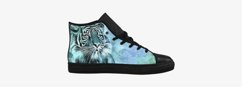 Watercolor Tiger Aquila High Top Microfiber Leather - Designedbyindependentartists Case For Lg K4 2017 -, transparent png download