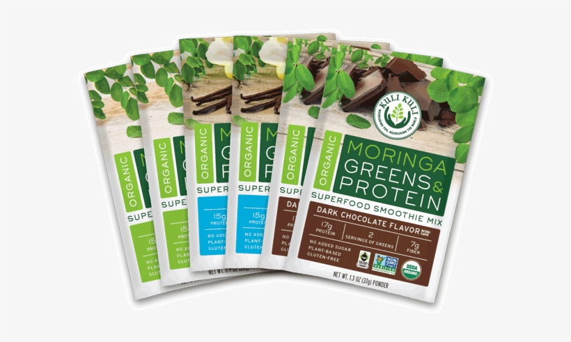 Moringa Greens And Proteins Sampler Pack 6ct - Drumstick Tree, transparent png download