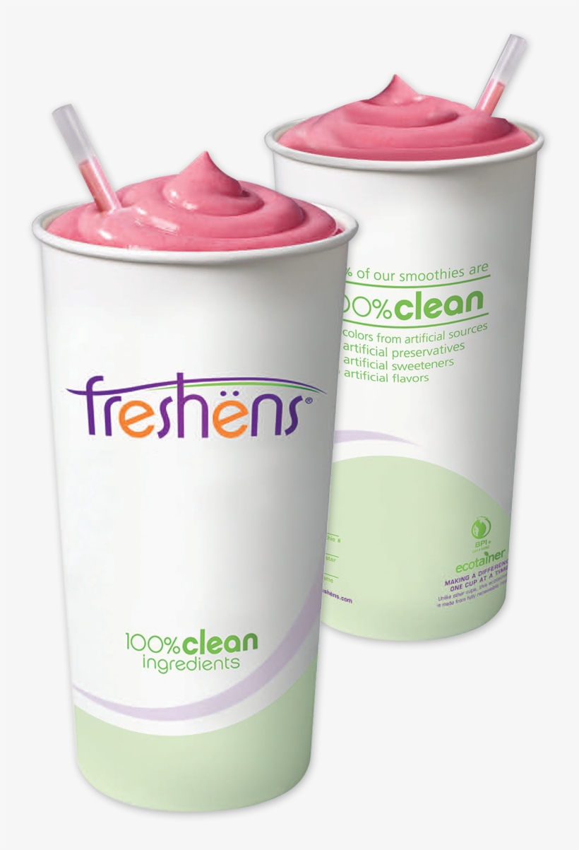What Does 100% Clean Mean - Freshens Strawberry Frozen Yogurt, transparent png download