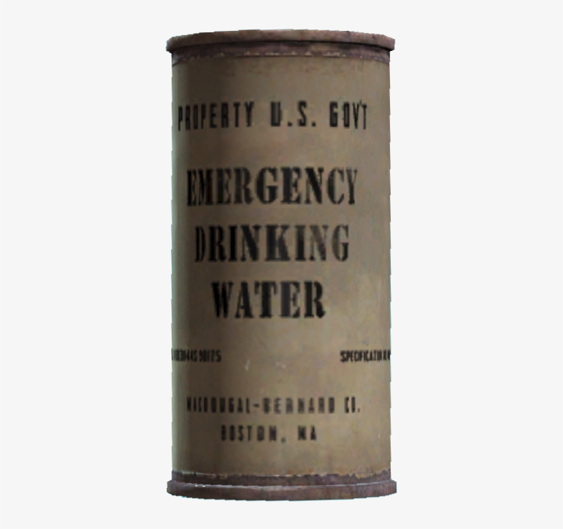 Purified Water - Fallout Canned Water, transparent png download