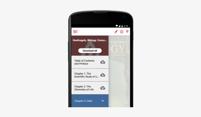 Students Also Can Download A Chapter Or The Entire - Iphone, transparent png download