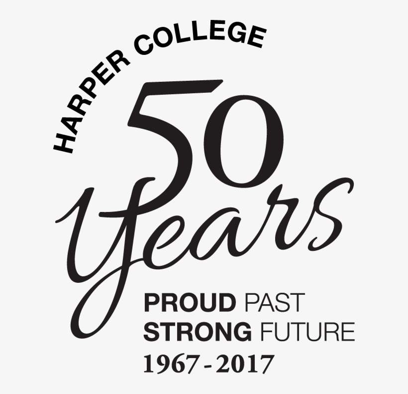 Download Harper 50th Logo Horizontal - Logo, transparent png download