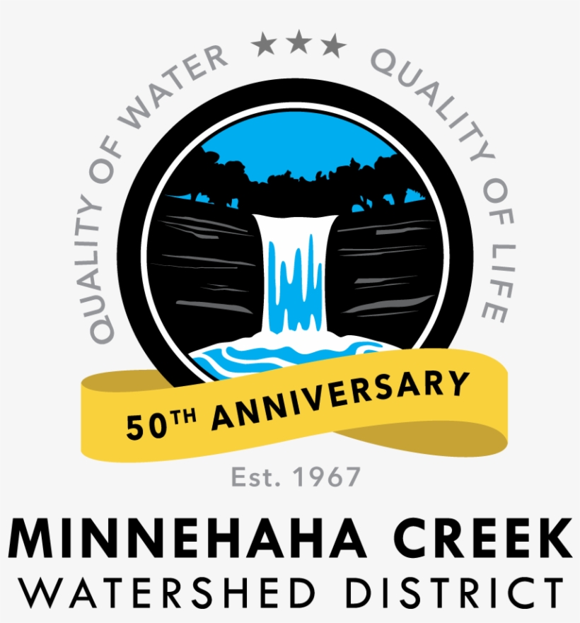 Mcwd 50th Anniversary Logo - Minnehaha Creek Watershed District, transparent png download