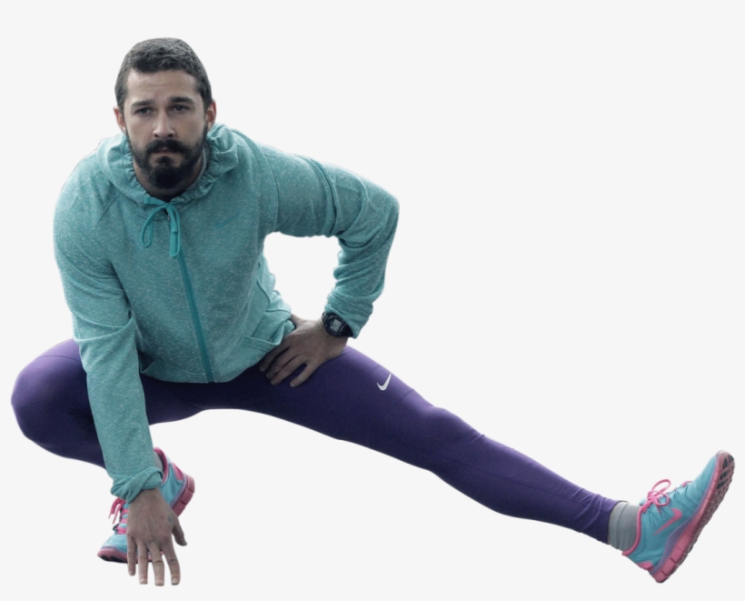 Personshia Labeouf Stretching - Shia Labeouf, transparent png download
