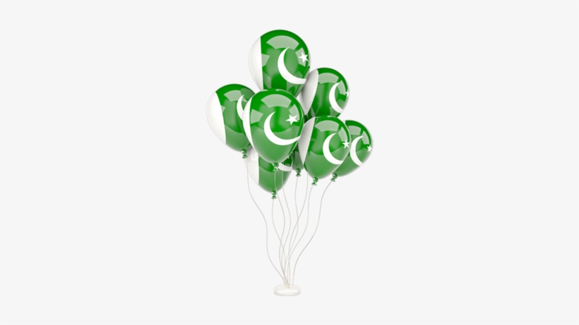 Illustration Of Flag Of Pakistan - Pakistan Balloons, transparent png download