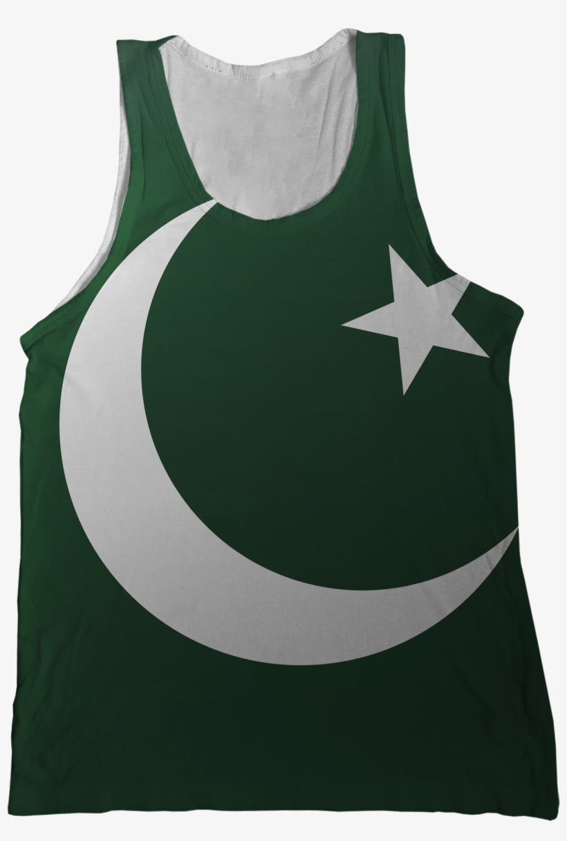 Pakistan Flag Tank Top - Flag Of Pakistan, transparent png download