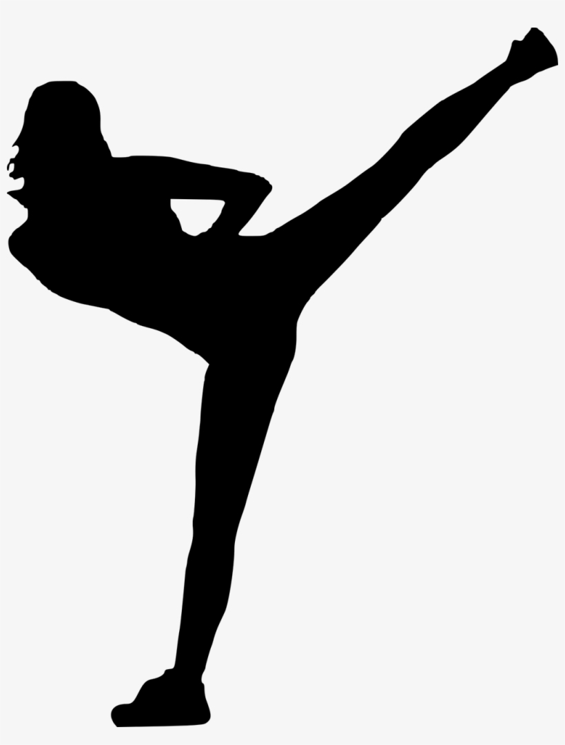 Picture - Silhueta Luta Mulher, transparent png download