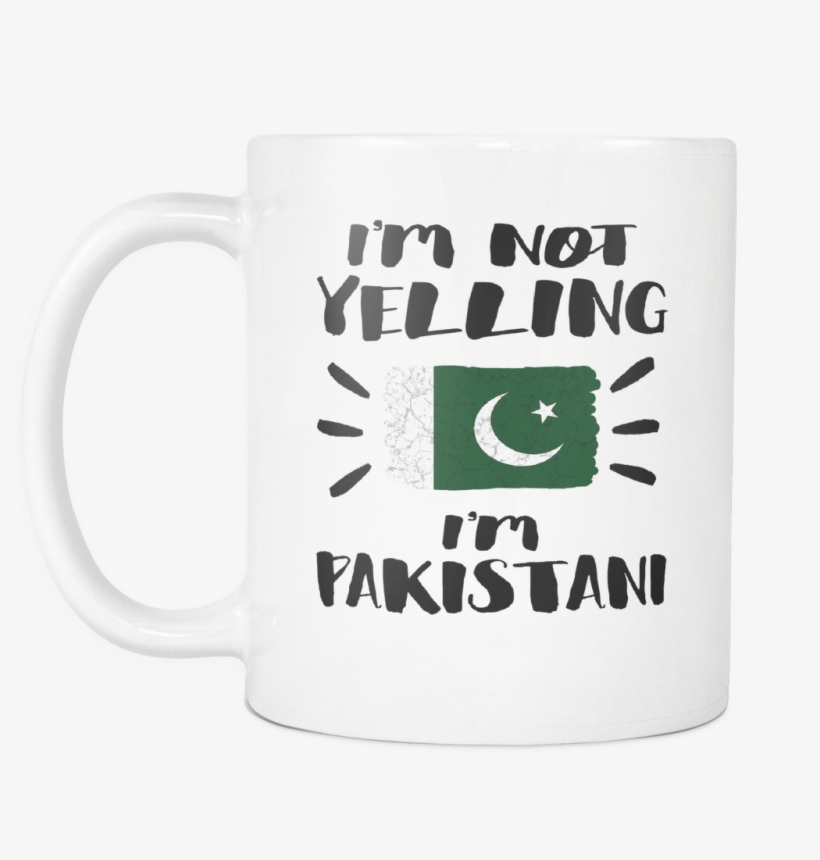 I'm Not Yelling I'm Pakistani Flag - Beer Stein, transparent png download