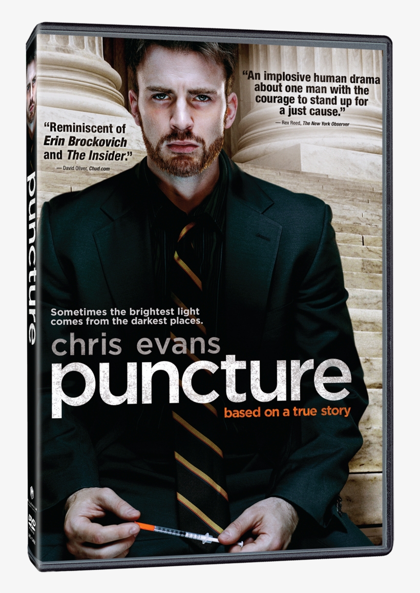 Chris Evans' Puncture Coming To Dvd And Blu-ray In - Puncture (blu-ray Disc), transparent png download
