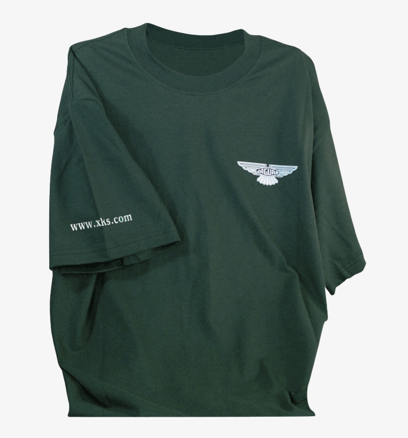 Jaguar Wings Logo Green T Shirt - Long-sleeved T-shirt, transparent png download